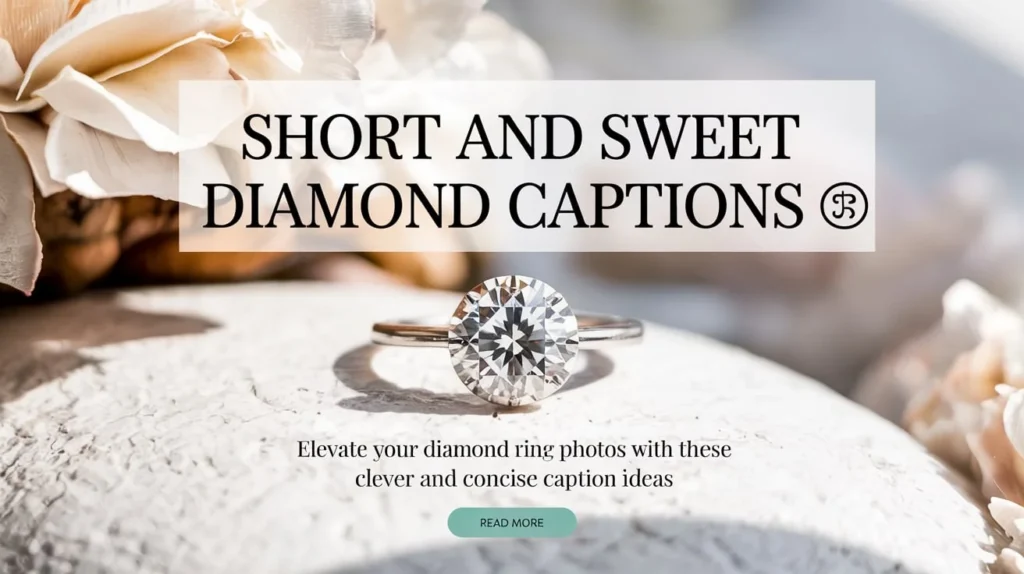 Short and Sweet Diamond Captions