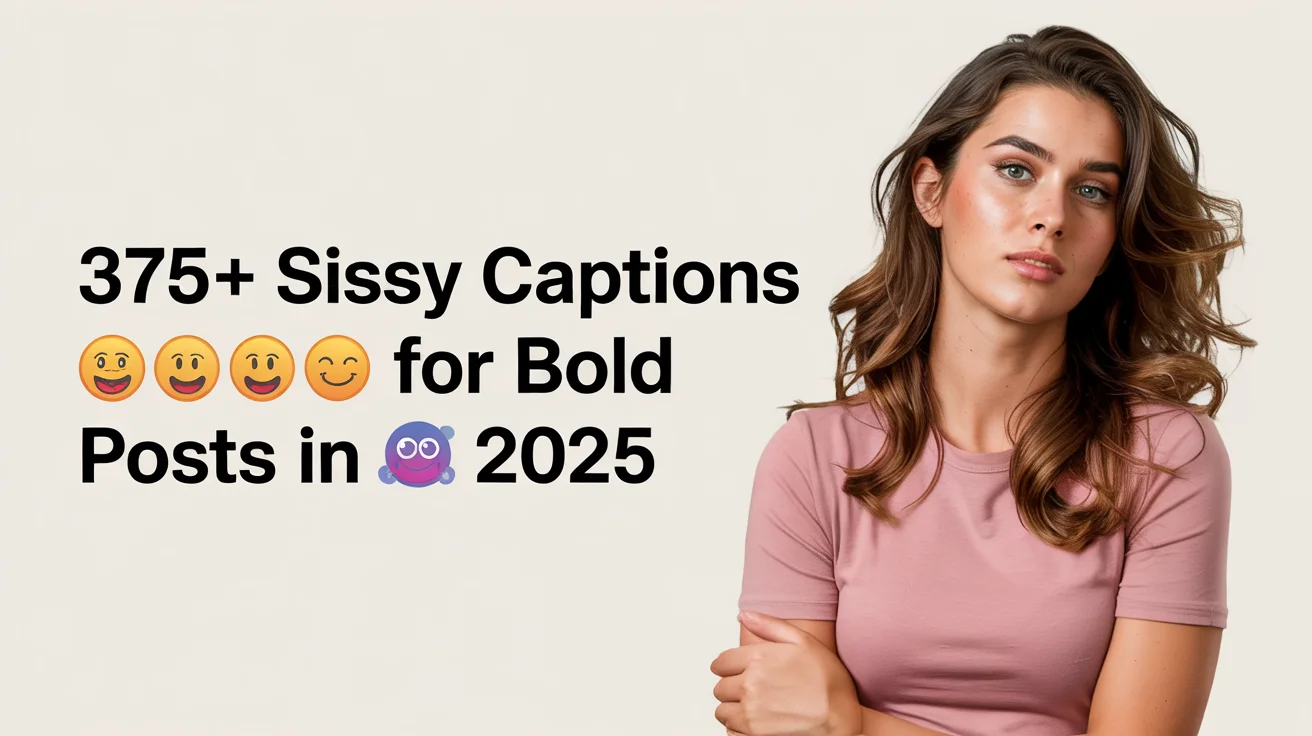Sissy Captions for Bold Posts