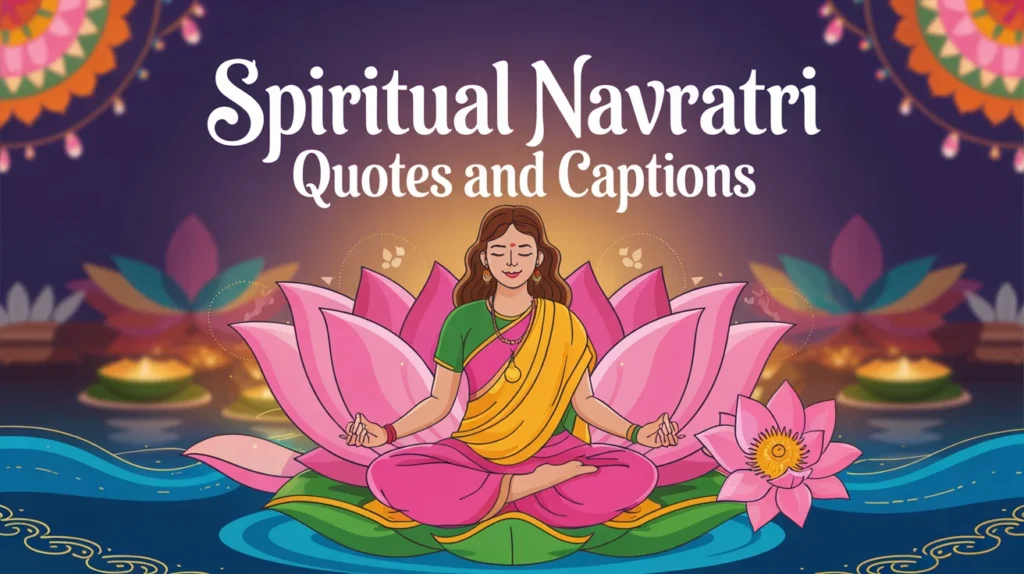 Spiritual Navratri Quotes and Captions