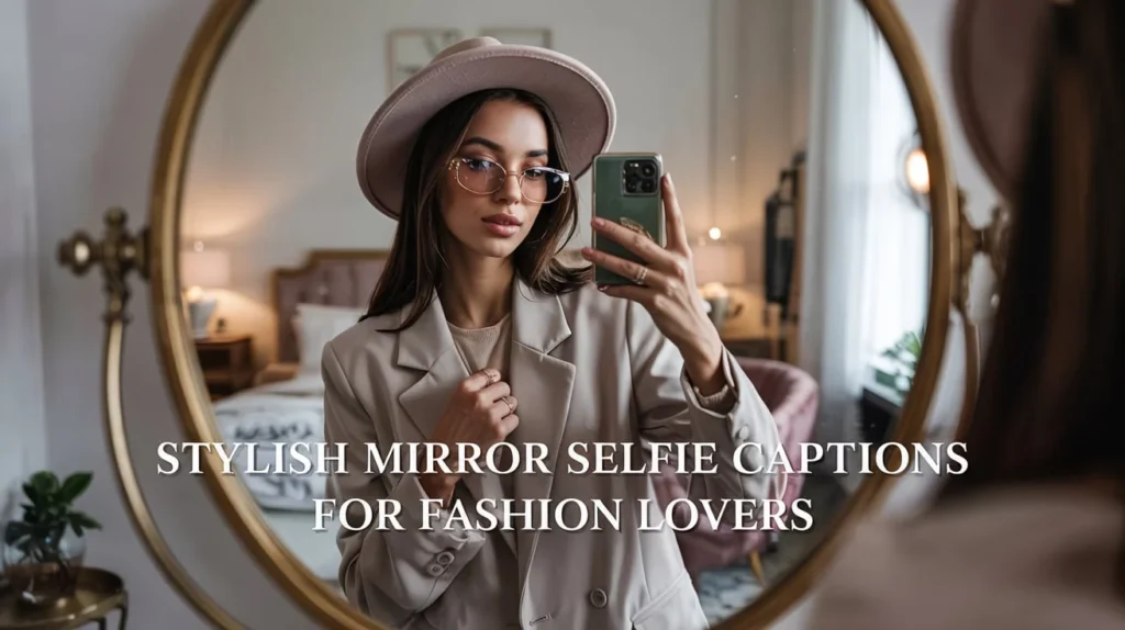 Stylish Mirror Selfie Captions for Fashion Lovers