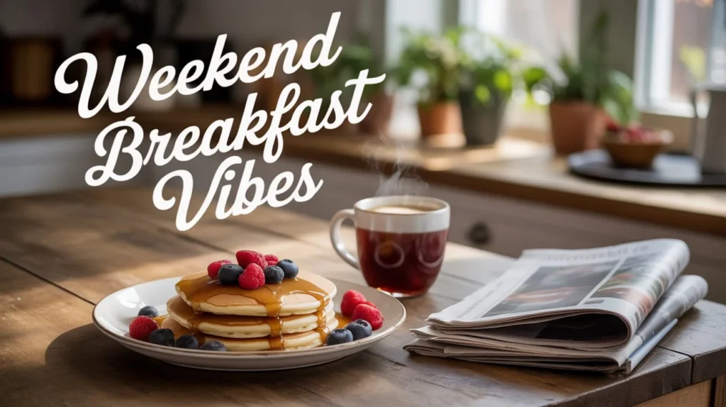 Weekend Breakfast Vibes