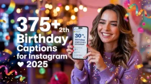 20th Birthday Captions for Instagram