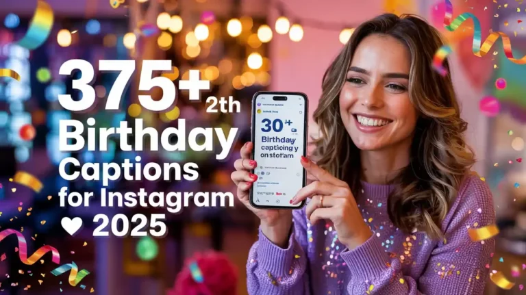 20th Birthday Captions for Instagram