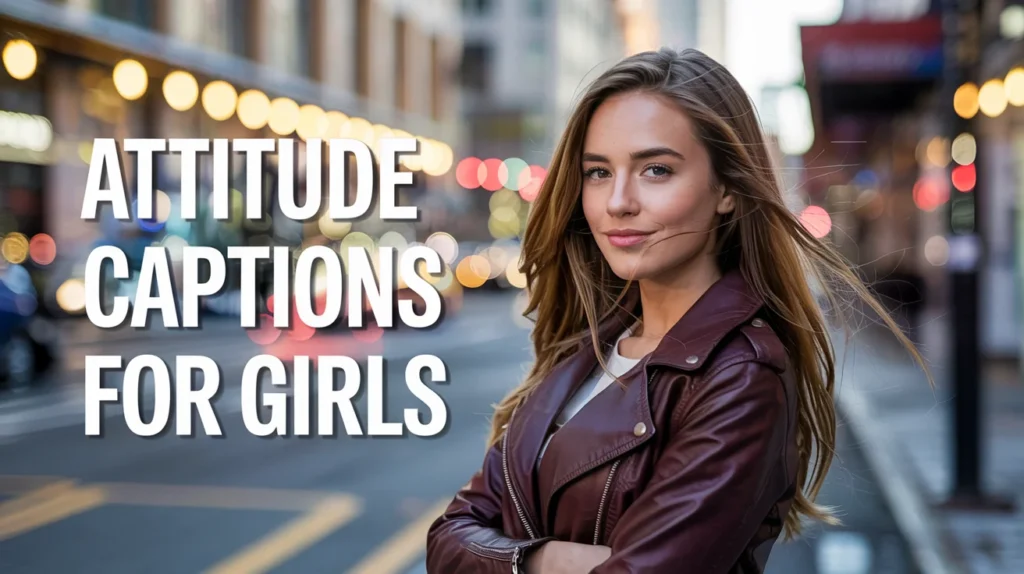 Attitude Captions For Girls