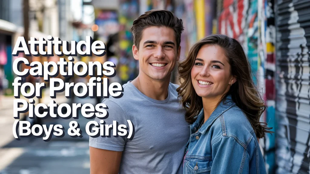 Attitude Captions For Profile Pictures (Boys & Girls)