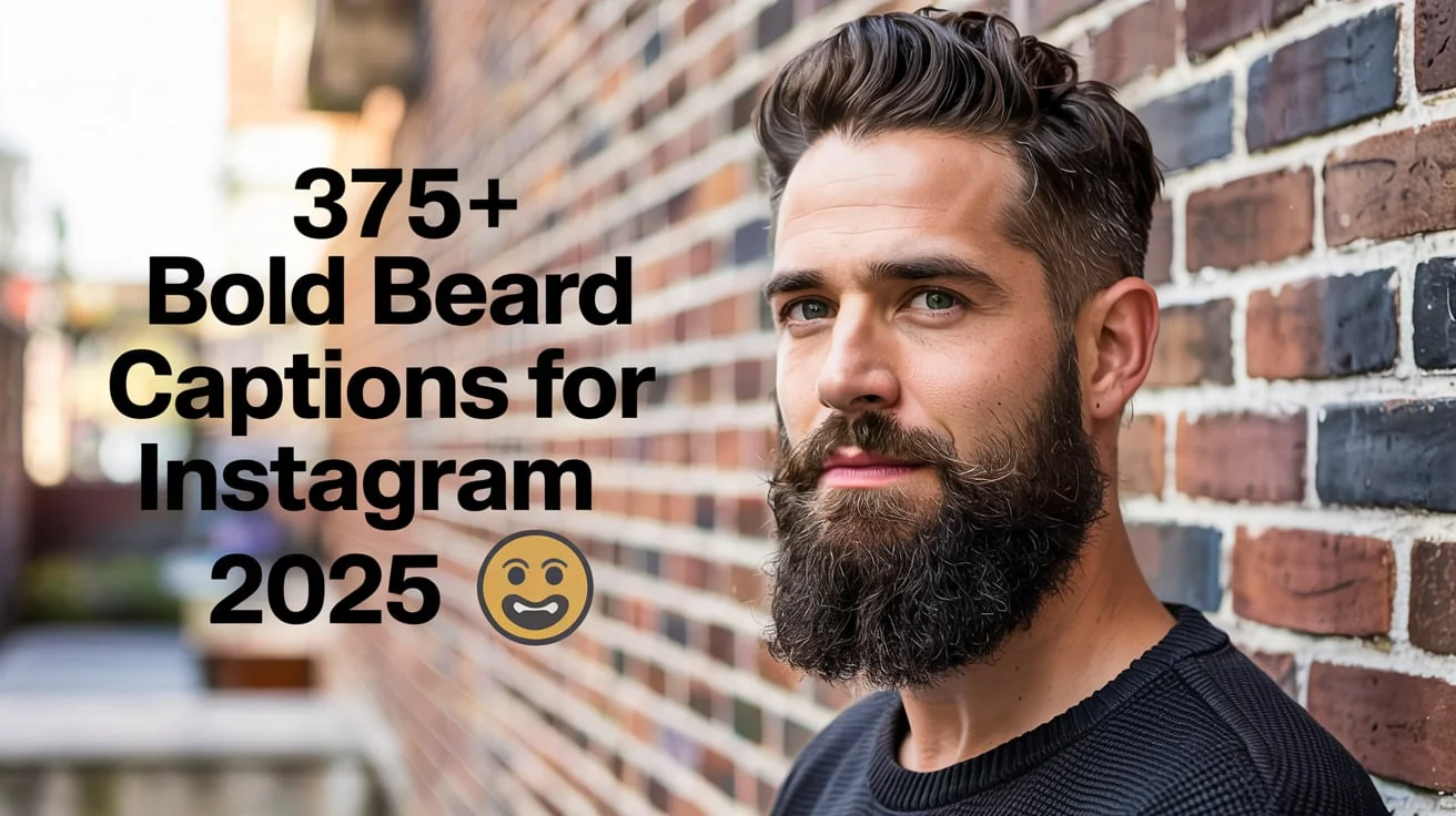 Bold Beard Captions for Instagram