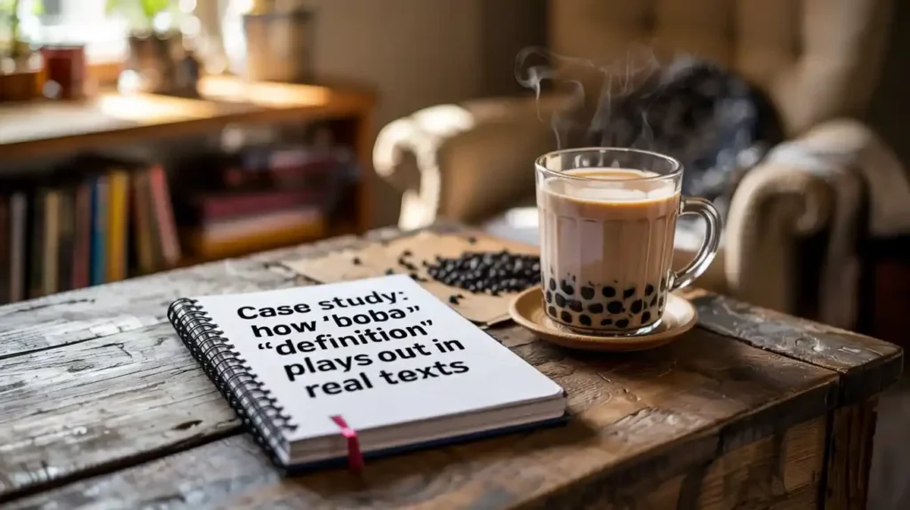 Case Study: How “Boba Definition” Plays Out in Real Texts