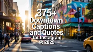 Downtown Captions And Quotes For Instagram