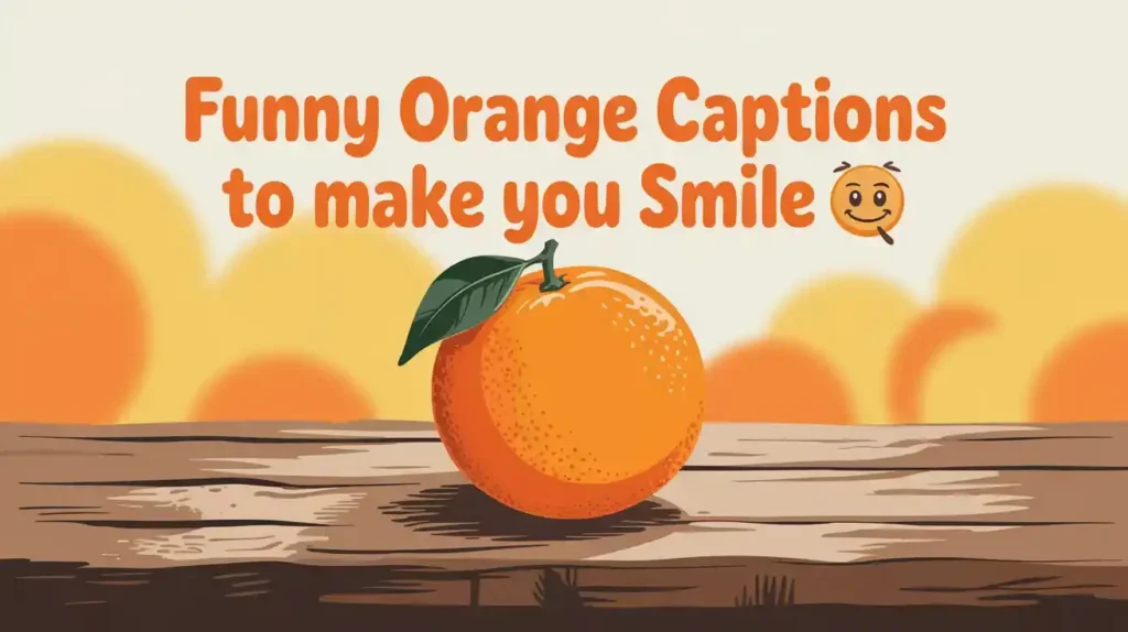 Funny Orange Captions To Make You Smile