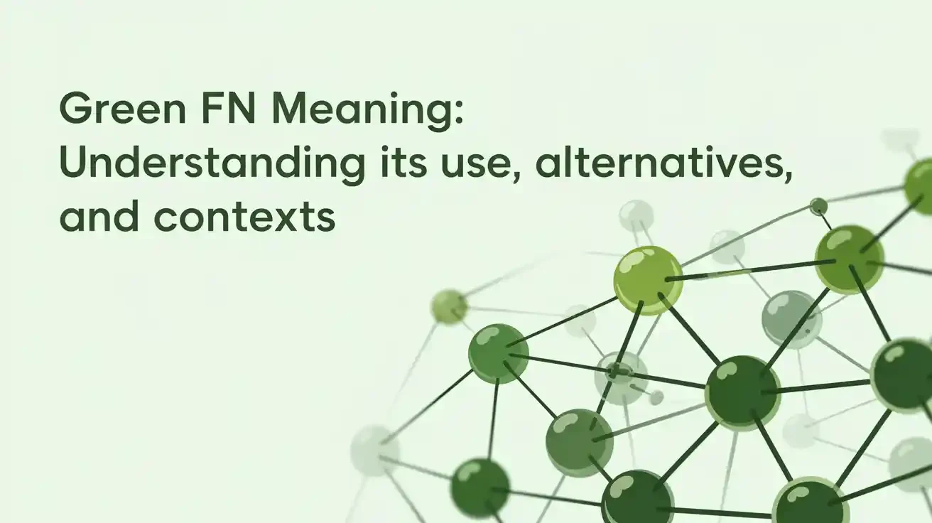 Green FN Meaning: Understanding Its Use, Alternatives, and Contexts