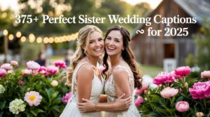Sister Wedding Captions
