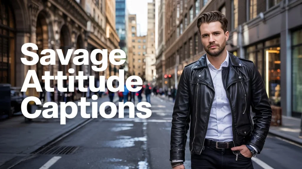 Savage Attitude Captions