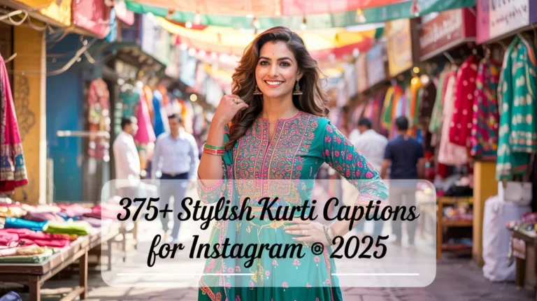Stylish Kurti Captions for Instagram