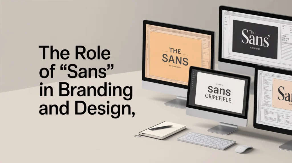 The Role of “Sans” in Branding and Design
